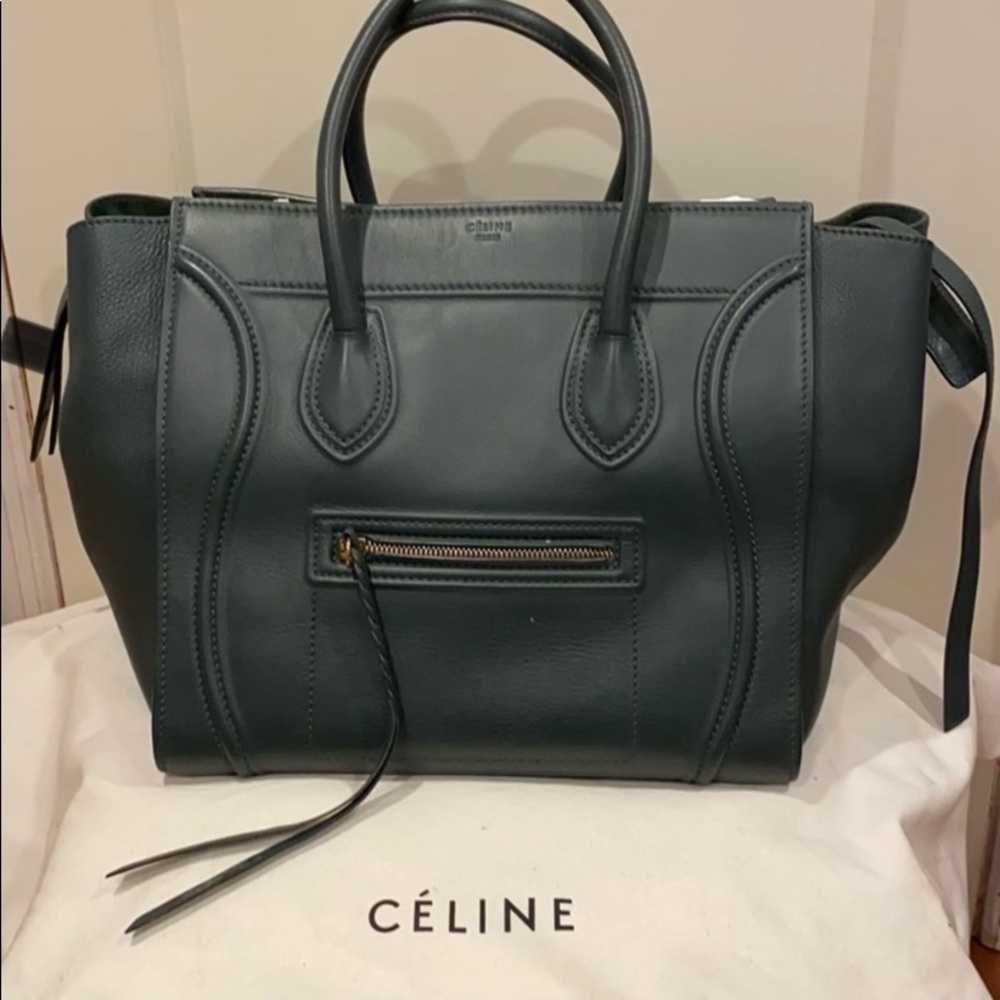 Hunter Green Phantom Celine Handbag